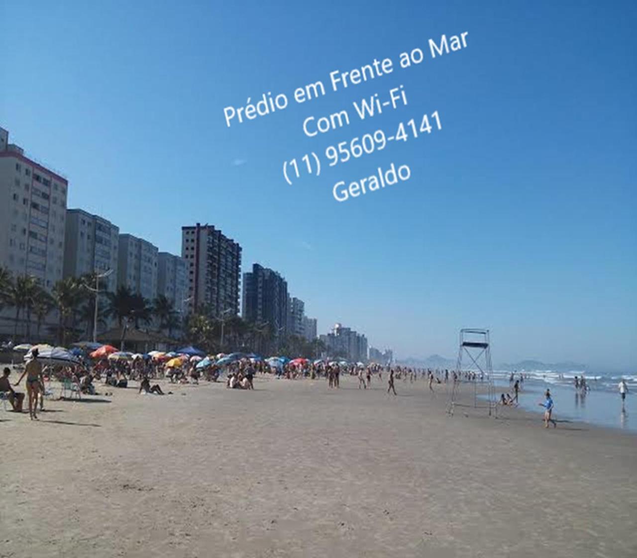 Predio Em Frente Ao Mar Lägenhet Praia Grande  Exteriör bild