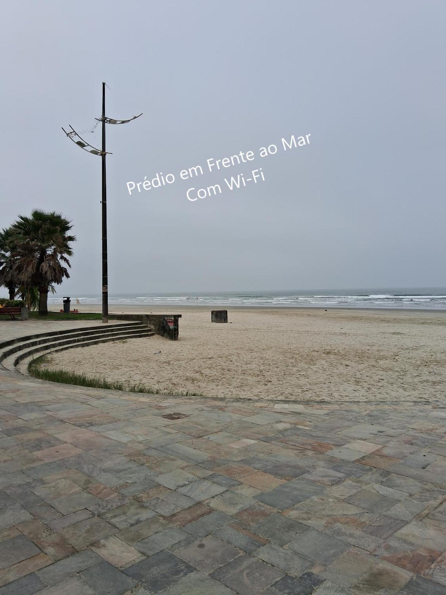 Predio Em Frente Ao Mar Lägenhet Praia Grande  Exteriör bild